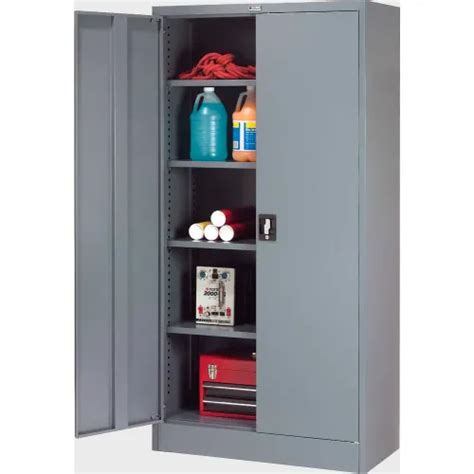 global industrial unassembled steel storage cabinet recessed handle|Global Industrial™ Steel Storage Cabinet, Recessed .